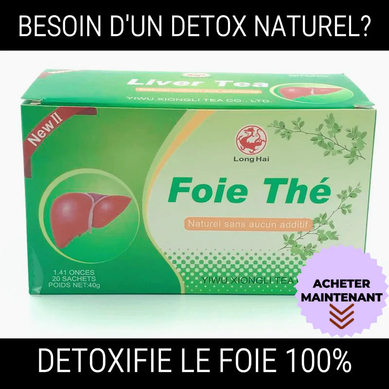 Pack de 20 Thés Nettoyeur de Foie et Anti-Hépatite (Résultats Garantis en 7 Jours)