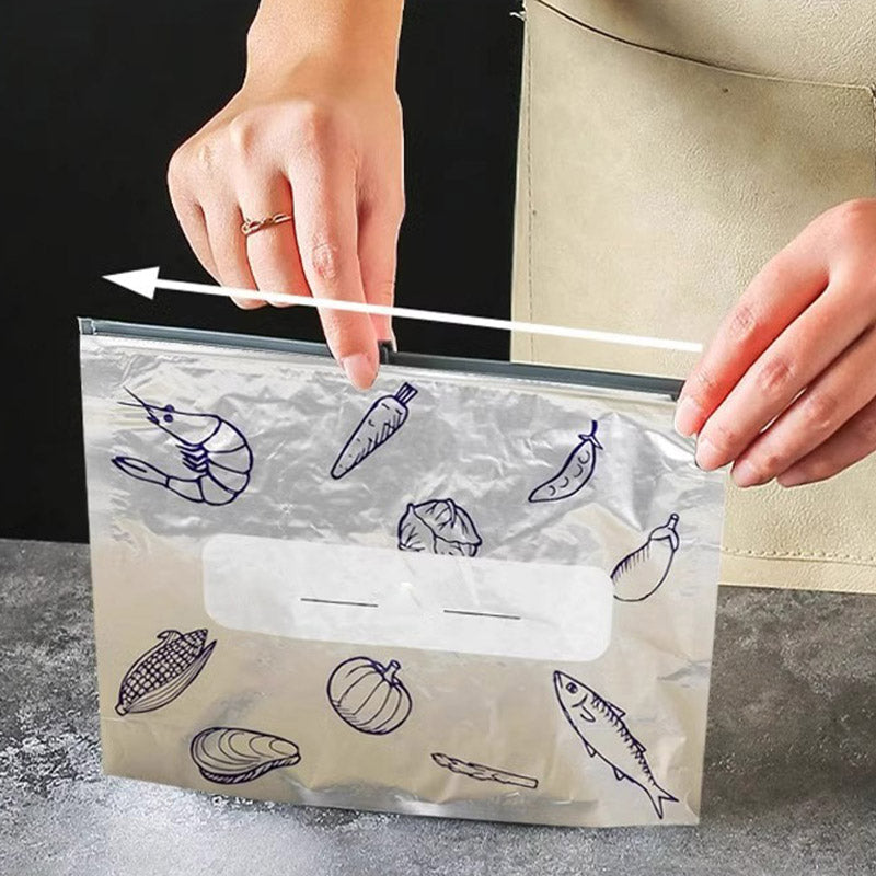 Pack de 30 Sacs de Conservation en Aluminium Réutilisable et Fermable - Parfait pour Stocker et Protéger Vos Aliments!