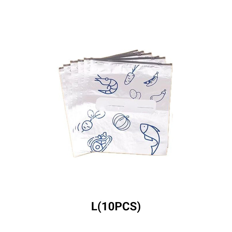 Pack de 30 Sacs de Conservation en Aluminium Réutilisable et Fermable  - Parfait pour Stocker et Protéger Vos Aliments!
